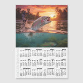 Fly Fishing 2026 Fridge Calendar, Trout / Fish (正面)