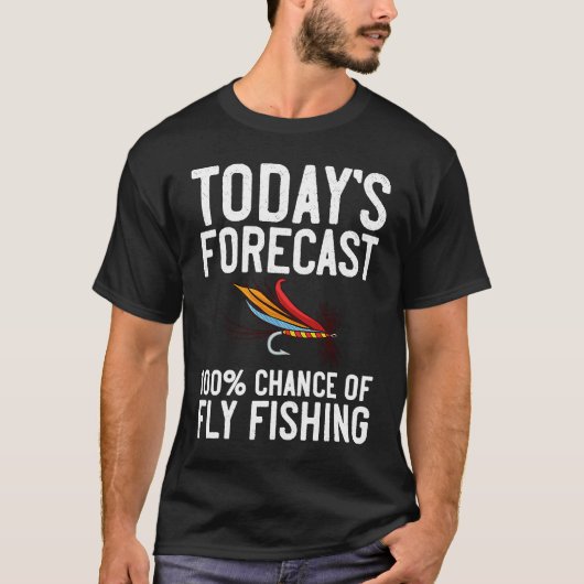 Fly Fishing Flies Fisherman Rod Bait Reel Lures 1 Tシャツ (正面)