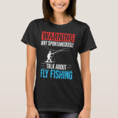 Fly Fishing Flies Fisherman Rod Bait Reel Lures  2 Tシャツ (正面)