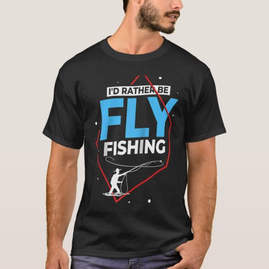 Fly Fishing Flies Fisherman Rod Bait Reel Lures Ra Tシャツ (正面)