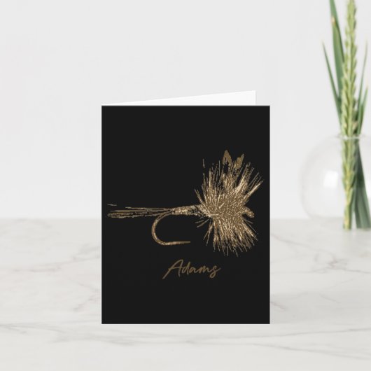 Fly Fishing Lure Adams Vintage  カード (正面)