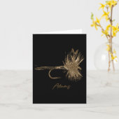 Fly Fishing Lure Adams Vintage  カード (黄色い花)