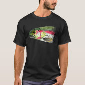 Fly Fishing Rainbow Trout Dry Fly Tying Fisherman Tシャツ (正面)
