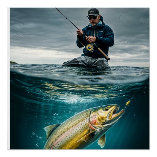 Fly Fishing Success ポスター (正面)