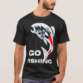 Fly Fishing USA v2 Tシャツ (正面)