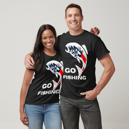Fly Fishing USA v2 Tシャツ (ユニセックス)