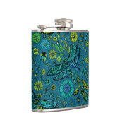 Fly, fly dragonfly on blue フラスク (右)