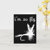 Fly Funny Fishing  カード (黄色い花)