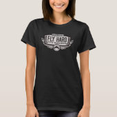 Fly Hard FPV Drone Pilot Quadcopter Racing Tシャツ (正面)