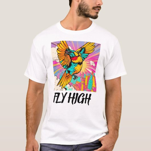 Fly High: 色あふれる世界! Tシャツ (正面)