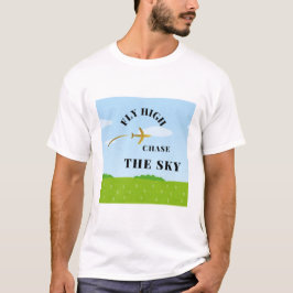 Fly High, Chase the Sky – のインスパイアTシャツデザイン Tシャツ