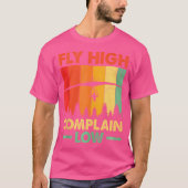 Fly High Complain Low Hang Gliding Hang Glider Pil Tシャツ (正面)