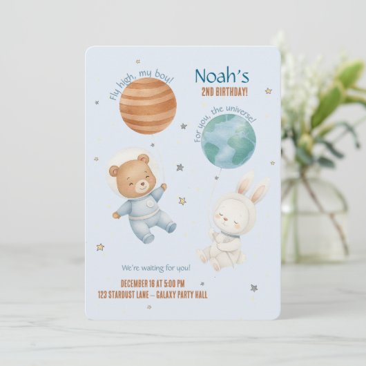 Fly High, Little Astronaut  招待状 (スタンド正面)