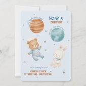 Fly High, Little Astronaut  招待状 (正面)