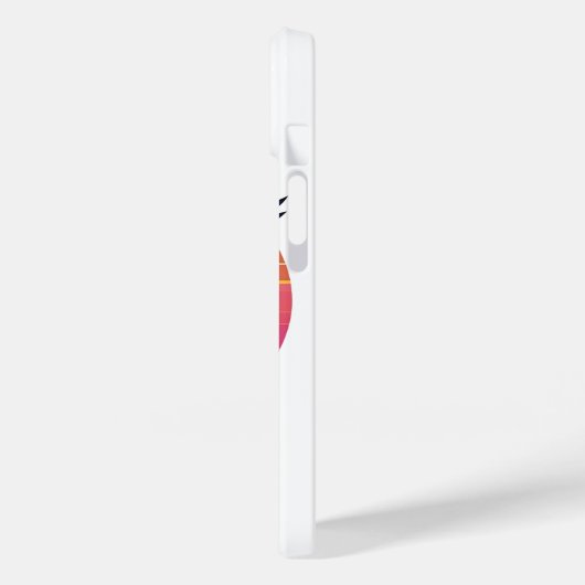 Fly High Soar Free - レトロイーグルサンセットグラフィック Case-Mate iPhoneケース (裏面 / 左)