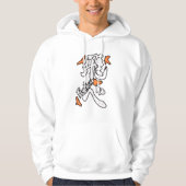 🏐Fly High Volleyball Tee & Hoodie – Crow Spirit🏐 パーカ (正面)