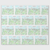 Fly Home遠くに Gift Wrap ラッピングペーパー (フラット)