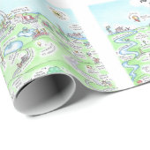Fly Home遠くに Gift Wrap ラッピングペーパー (ロールコーナー)