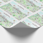 Fly Home遠くに Gift Wrap ラッピングペーパー (角)