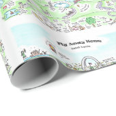 Fly Home遠くに Gift Wrap ラッピングペーパー (ロールコーナー)