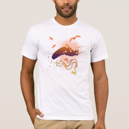 Fly like the birds, kitesurf shirt tシャツ