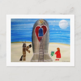 ...Fly Me to The Moon...art by Jutta Gabriel... ポストカード