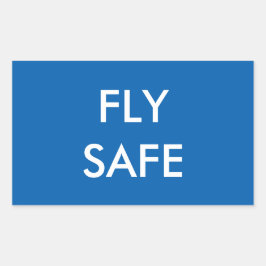 FLY SAFEステッカー 長方形シール