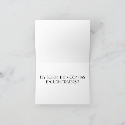 Fly Soberカード カード (内部)