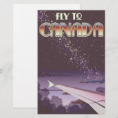 Fly To Canada 便箋 (正面/裏面)