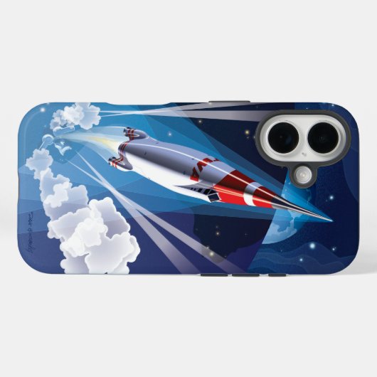 Fly TWA: iPhone 16 カバー (裏面 (横))