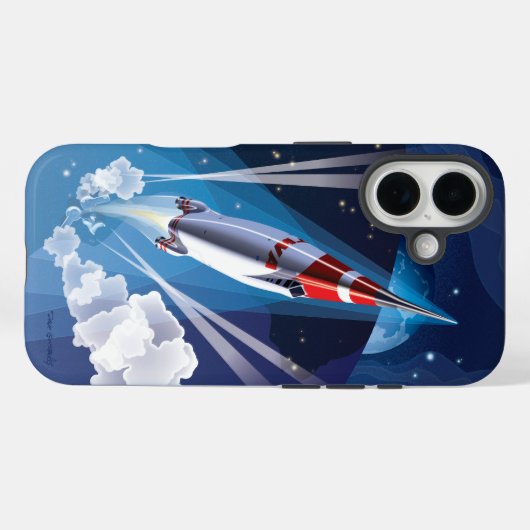 Fly TWA: iPhone 16 カバー (裏面 (横))