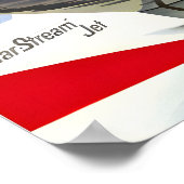 FLY TWA Trans World Airlines Boeing 707 Travel ポスター (角)