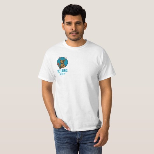 Fly With Me来 — Ballard Elks Sky Lounge! Tシャツ (正面フル)