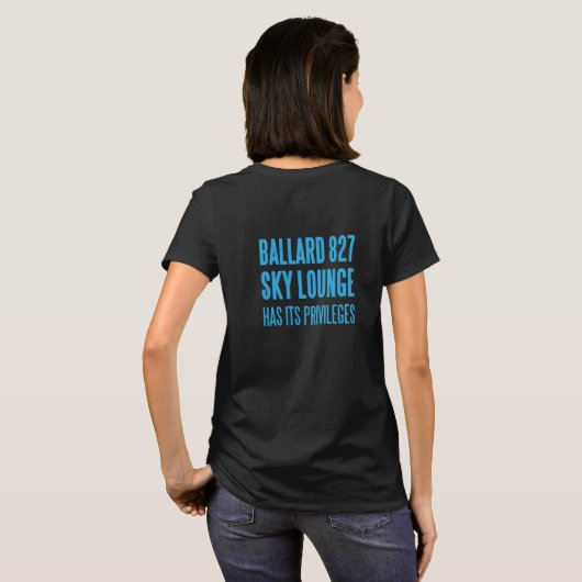 Fly With Me来 — Ballard Elks Sky Lounge! Tシャツ (裏面フル)