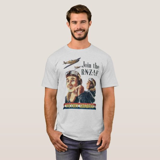 Fly with the Victory Squadrons | World War 2 Tシャツ (正面フル)