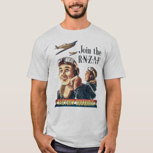 Fly with the Victory Squadrons | World War 2 Tシャツ (正面)
