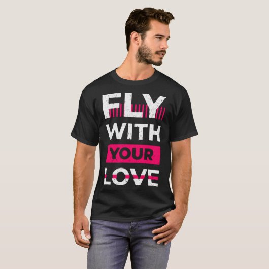 Fly with your love tシャツ (正面フル)