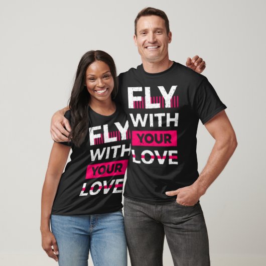 Fly with your love tシャツ (ユニセックス)