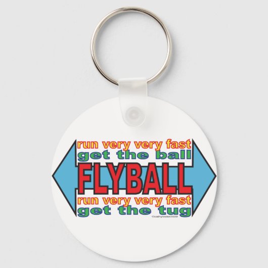 Flyballについて キーホルダー (正面)