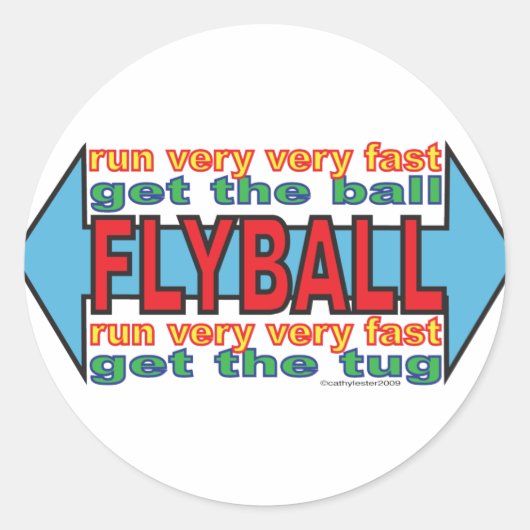 Flyballについて ラウンドシール (正面)