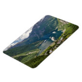 FlydalsjuvetからGeirangerへのノルウェーの見解 マグネット (左側)