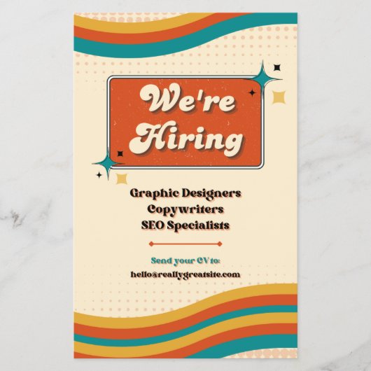 Flyerを雇う チラシ (正面)