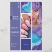 Flyer 14 cm x 21,6 cm Beauté & Nail art チラシ (正面)