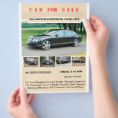 flyer customizable text and photos sale チラシ (手)