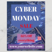 Flyer - Cyber Monday Sale チラシ (正面)