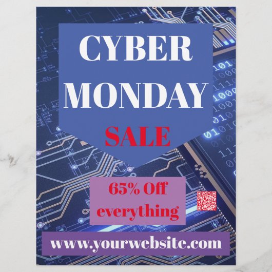 Flyer - Cyber Monday Sale チラシ (正面)
