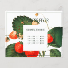 FLYER FOR BUSINESS ：ガーデン+フェア：イチゴ