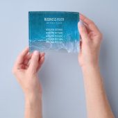 FLYER FOR BUSINESS :海 チラシ (手)