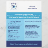 Flyer sample チラシ (正面)