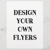 flyer template チラシ (裏面)